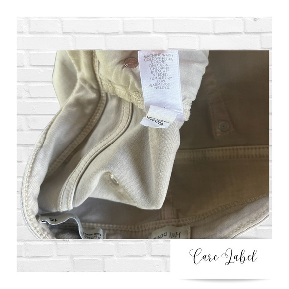 J Jill Denim Authentic Fit Slim Leg Ankle Women’s Size 16P Cream White D… - Picture 11 of 11